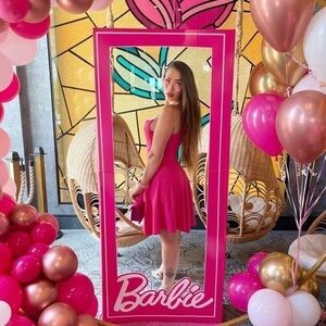 See You Monday Pink Dress Size Medium